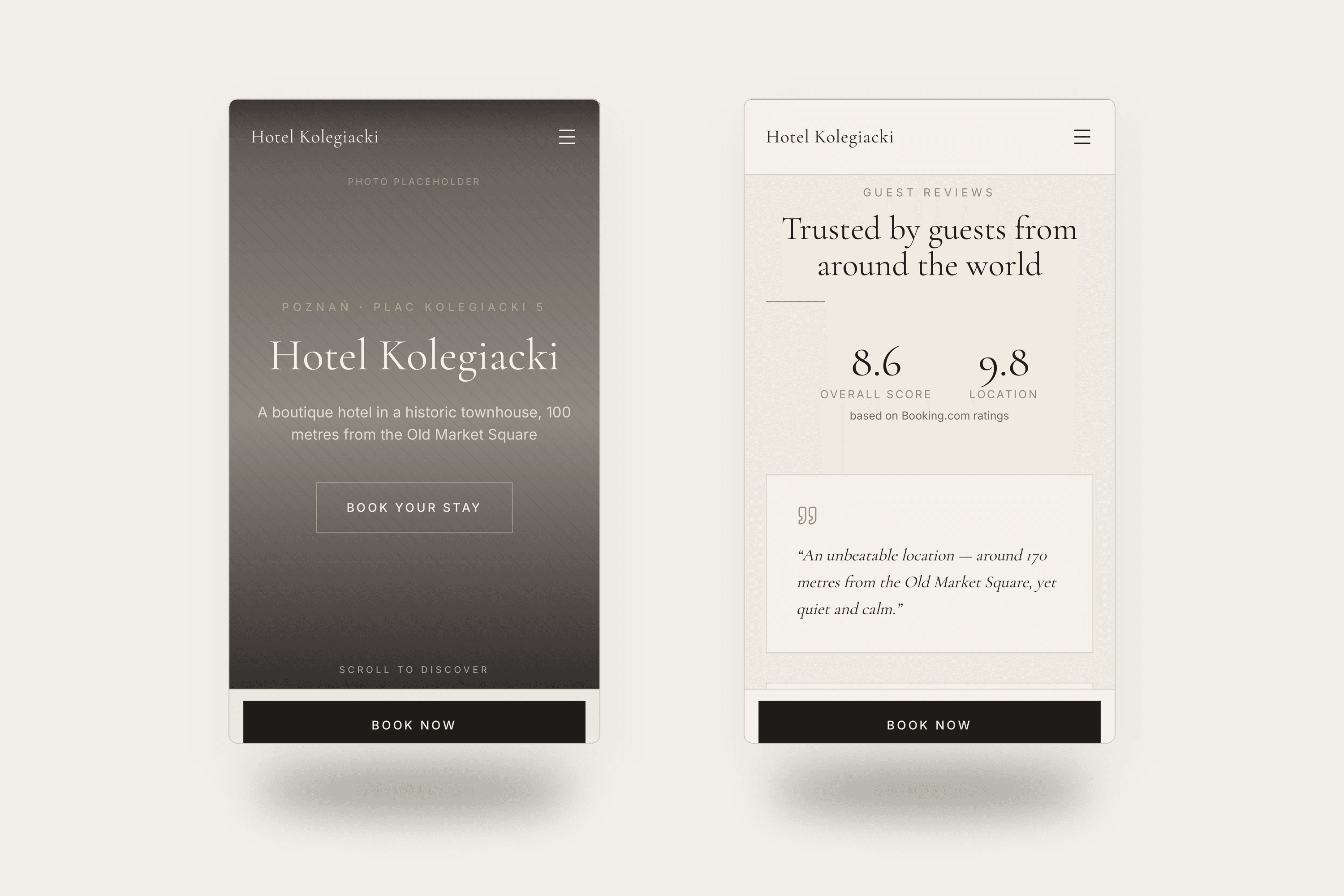 Hotel Kolegiacki — mobile version